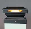 Case Halo LED Post Cap Light Matte Black