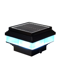 Mini Zena Black LED Solar Post light